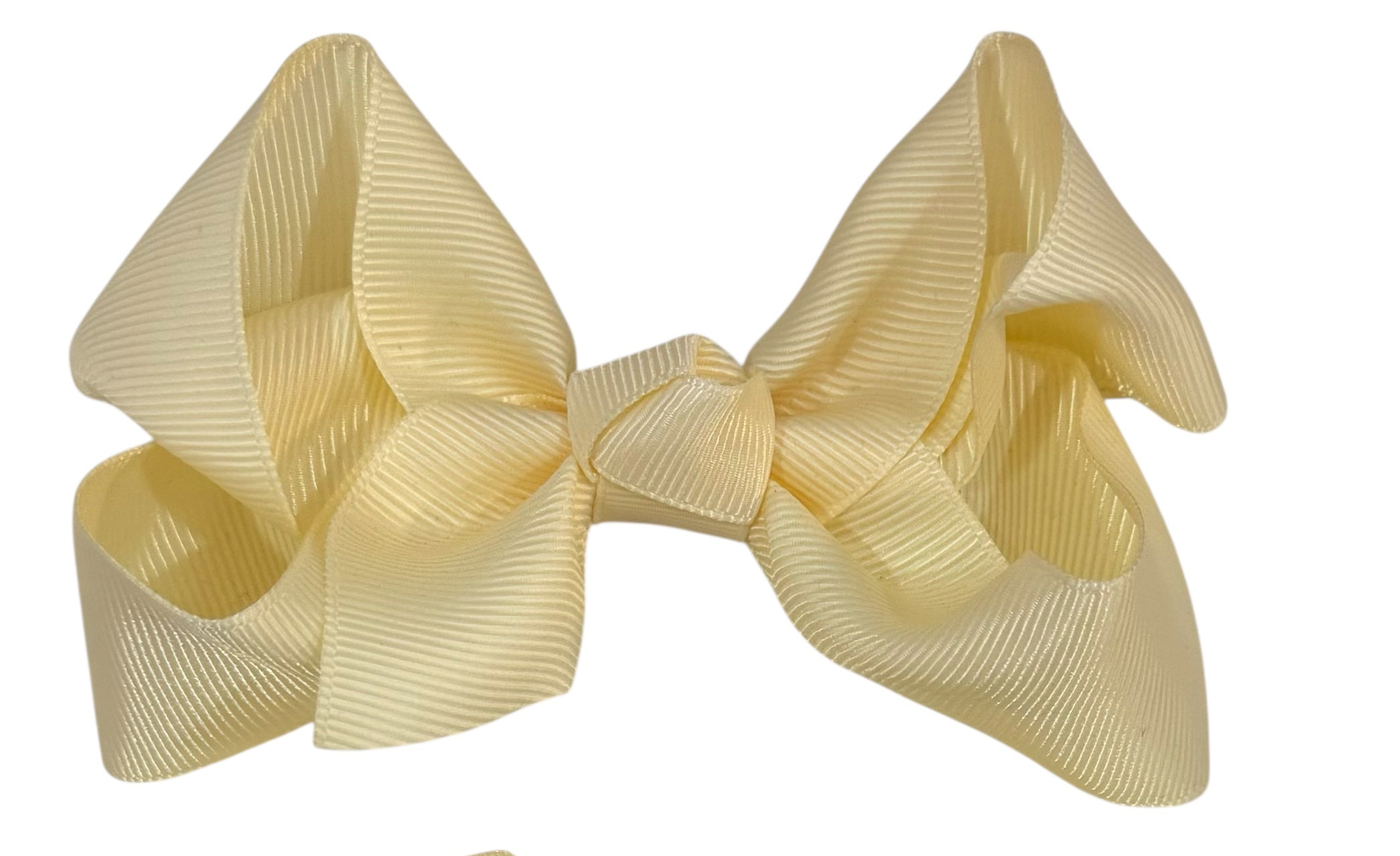 Small Light Yellow Bow